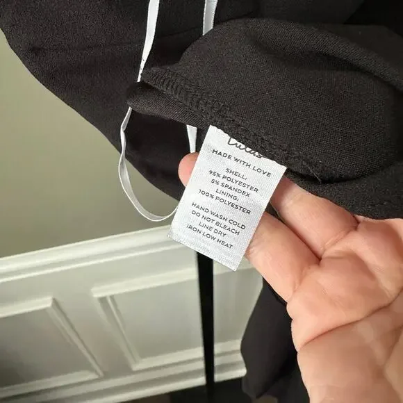 Lulus Thinking Out Loud Black Backless Jumpsuit Large Womens - Picture 6 of 6